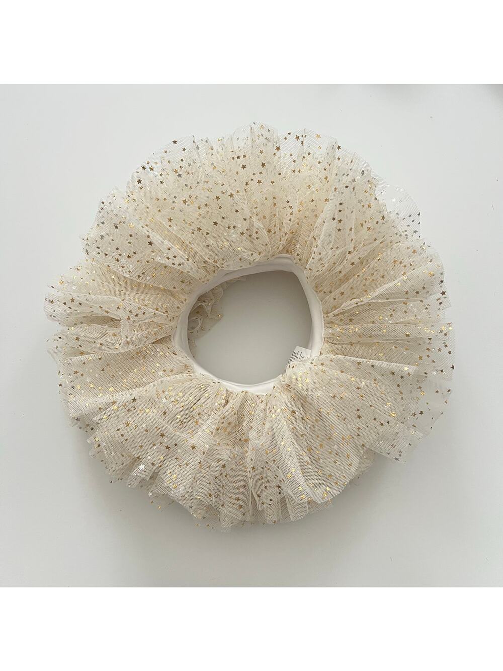 Little Me ivory cream cold star fluffy tutu baby